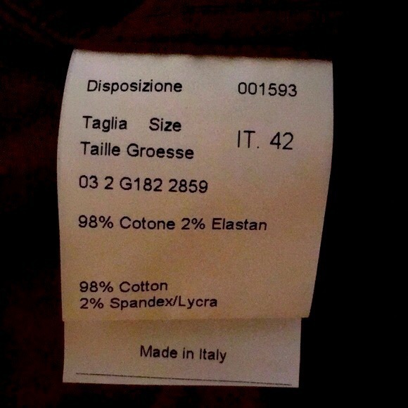 Piazza Sempione brown corduroy jacket with belt - Picture 9 of 11